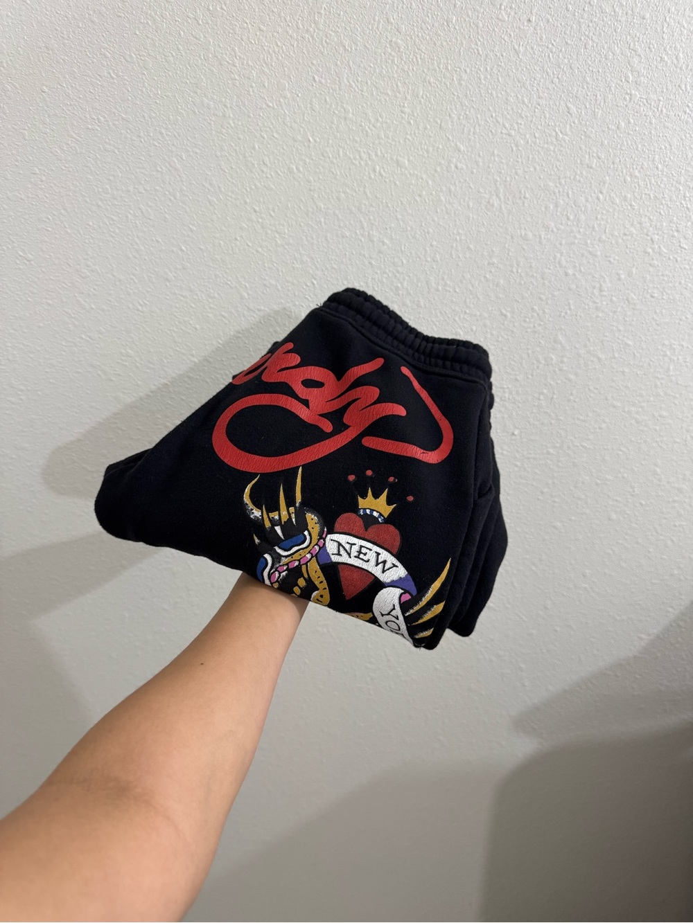 Black Ed Hardy sweatpants